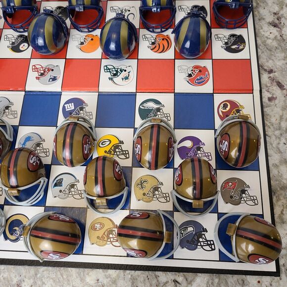 Vintage ST. LOUIS RAMS vs 49ers Checkers Game Set Rare! - Picture 11 of 16